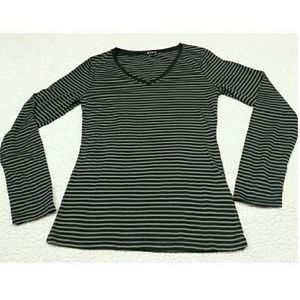 Hype long sleeve striped top size M